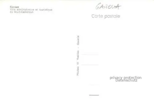 AK / Ansichtskarte Garoua Kamerun Souvenir de Garoua