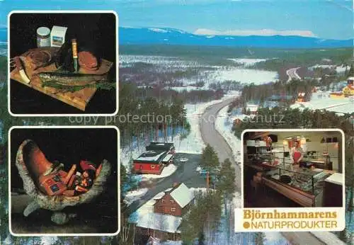 AK / Ansichtskarte Haerjedalen Sweden Ett litet famijefoeretag med foeraedling och foersaeljning i Haerliga