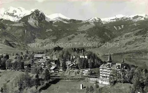 AK / Ansichtskarte Flueeli-Ranft Fluehli-Ranft OW mit Sarnersee und Giswilerstock