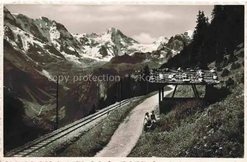AK / Ansichtskarte Muerrenbahn Bergbahn BE mit Breithorn