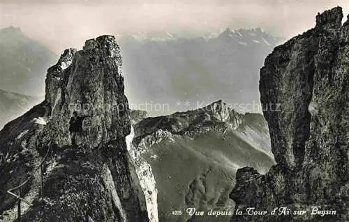 AK / Ansichtskarte Tour d Ai 2331m Leysin VD Vue panoramique