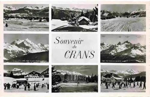 AK / Ansichtskarte CRANS -MONTANA VS Vue partielle