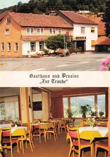 AK / Ansichtskarte Finkenbach Odenwald Hessen Gasthaus Pension Zur Trabe Gastraum