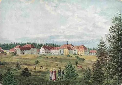 AK / Ansichtskarte Koenigsfeld  Baden Schwarzwald BW Aquarell Bruedergemeinde Koenigsfeld