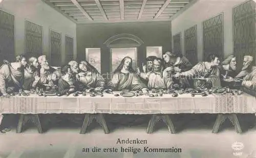 AK / Ansichtskarte Foto Amag Nr. 1047 Jesus ersten heilige Kommunion 