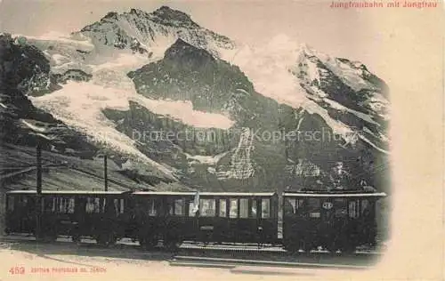 AK / Ansichtskarte Eisenbahn Railway Chemin de Fer Ferrovia-- Jungfrau Schweiz 