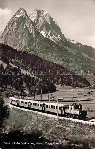 AK / Ansichtskarte Zugspitzbahn Garmisch-Partenkirchen Bayern Partenkirchen 