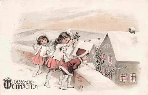 AK / Ansichtskarte Weihnachten Christmas X-Mas Noel Kinder Maedchen 