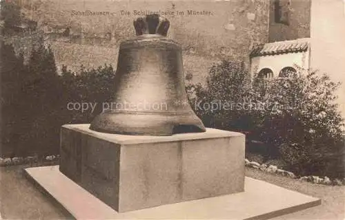AK / Ansichtskarte SCHAFFHAUSEN  SH Schillerglocke im Muenster
