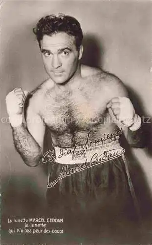 AK / Ansichtskarte Boxen Boxing Marcel Cerdan 