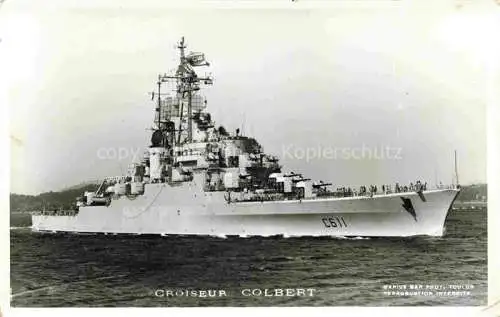 AK / Ansichtskarte Marine  Warships Crouseur Colbert 