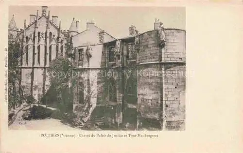 AK / Ansichtskarte POITIERS 86 Vienne Chevet Palais Justice Tour Maubergeon