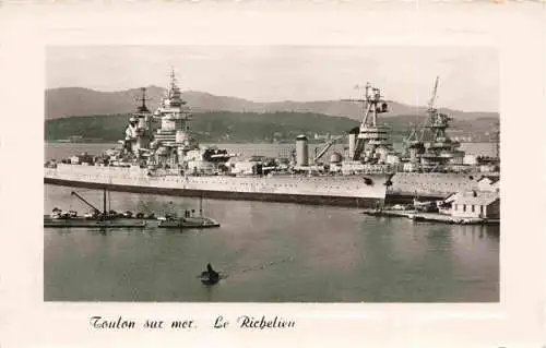 AK / Ansichtskarte Marine  Warships Toulon sur mer Le Riebelien