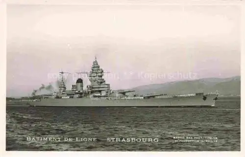 AK / Ansichtskarte Marine  Warships Batiment de Ligne Strasbourg