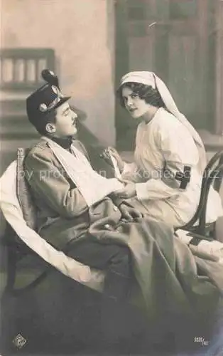 AK / Ansichtskarte Foto CP Nr. 5239/40 Krankenschwester Soldat 