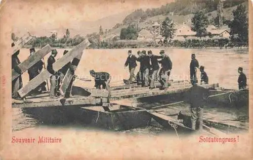 AK / Ansichtskarte Militaria Schweiz Soldatengruss  