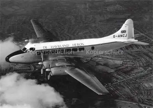 AK / Ansichtskarte FLUGZEUGE ZIVIL Havilland Heron Nk 2 G-ANCJ 