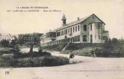 AK / Ansichtskarte Camp de la Courtine Aubusson 23 Creuse Mess des Officiers
