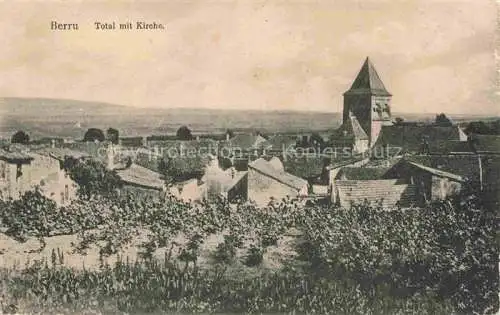 AK / Ansichtskarte Berru REIMS 51 Marne Total mit Kirche