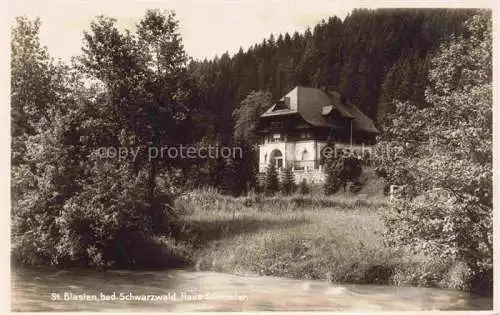 AK / Ansichtskarte ST BLASIEN BW Haus Schroeder