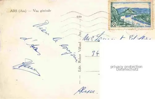 AK / Ansichtskarte Ars-sur-Formans Bourg-en-Bresse 01 Ain Ansicht mit Kirche Hauptstrasse