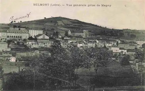 AK / Ansichtskarte Belmont-de-la-Loire ROANNE 42 Loire Vue générale prise de Magny