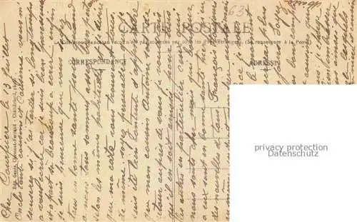 AK / Ansichtskarte Courpiere Thiers 63 Puy-de-Dome Quartier Lasonnat ancien couvent