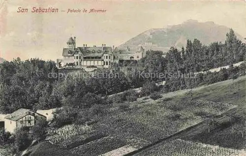 AK / Ansichtskarte SAN SEBASTIAN  DONOSTIA Saint-Sebastien Pais Vasco ES Palacio de Miramar