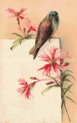 AK / Ansichtskarte Verlag Kopal Nr. 374 Voegel Blumen Fleurs 