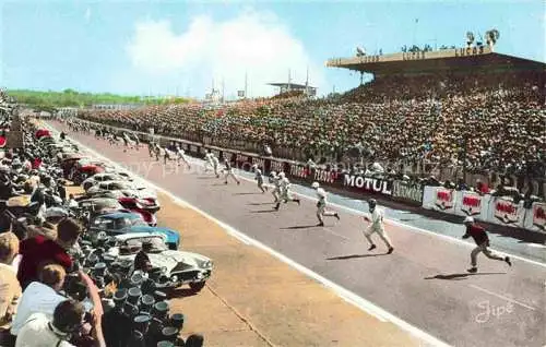 AK / Ansichtskarte LE MANS 72 Sarthe Circuit des 24 Heures le départ 24-Stunden-Autorennen