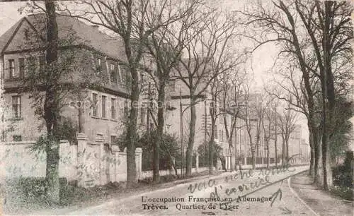 AK / Ansichtskarte Treves  TRIER Rheinland-Pfalz Occupation Francaise en Allemagne Quartier de l'Yser