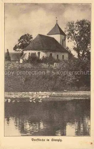 AK / Ansichtskarte Stenzig Stansk Lubuskie PL Dorfkirche Serie Kunstdenkmaeler der Provinz Brandenburg Band Kreis Weststernberg
