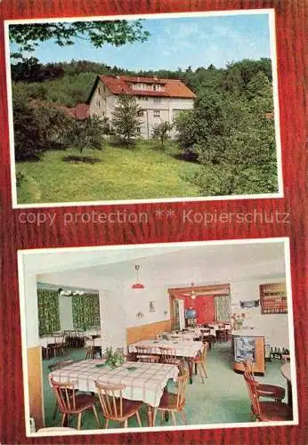 AK / Ansichtskarte Olfen Odenwald Gasthaus Zum Spaelterwald Gaststube