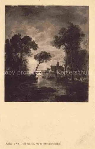 AK / Ansichtskarte Apotheke Mondscheinlandschaft Schachtel