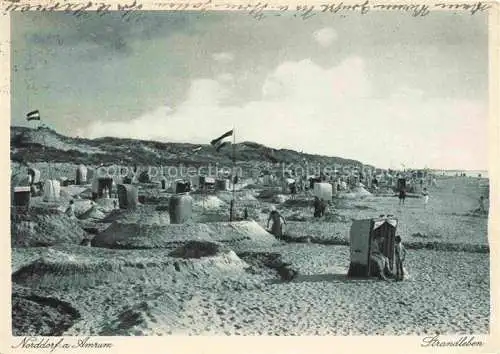 AK / Ansichtskarte Norddorf Amrum Strandleben