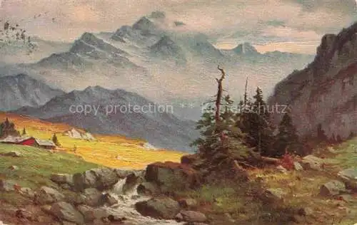 AK / Ansichtskarte HOY Walter Kuenstlerkarte Nr. 1251 Alm Alpine Alpes 