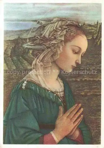 AK / Ansichtskarte LIPPI Filippino Kuenstlerkarte Jungfrau