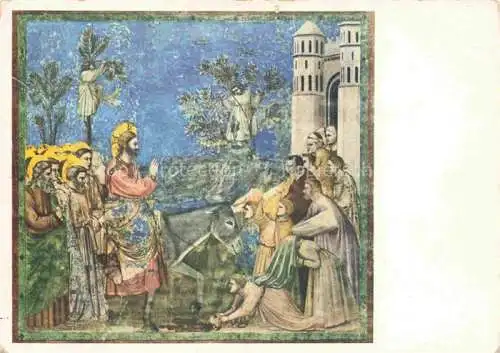 AK / Ansichtskarte GIOTTO Kuenstlerkarte Einzug in Jerusalem