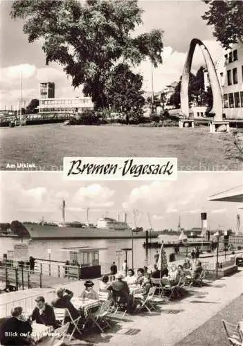 AK / Ansichtskarte Vegesack Am Utkiek Blick auf die Weser