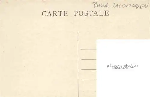 AK / Ansichtskarte Buka Ile Salomon Islands Mission des Salomon Septentrionales Groupe d'indigènes de Banoni récemment baptisés