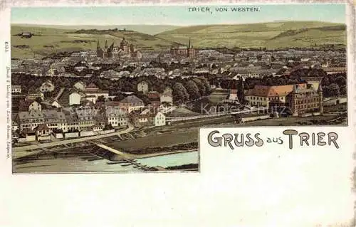 AK / Ansichtskarte TRIER Stadtpanorama Litho