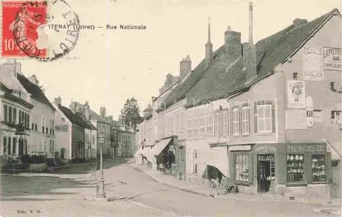 AK / Ansichtskarte Courtenay Montargis 45 Loiret Rue Nationale