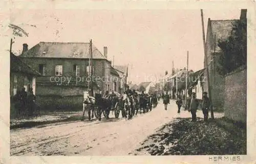 AK / Ansichtskarte Hermies ARRAS 62 Pas-de-Calais Pferdefuhrwerke