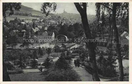 AK / Ansichtskarte Oberschlema Erzgebirge Sachsen Panorama Radiumbad Konzertplatz