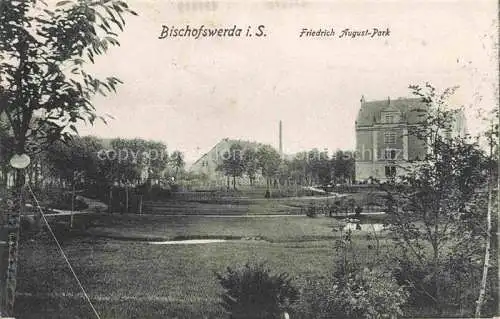 AK / Ansichtskarte Bischofswerda Sachsen Friedrich-August-Park
