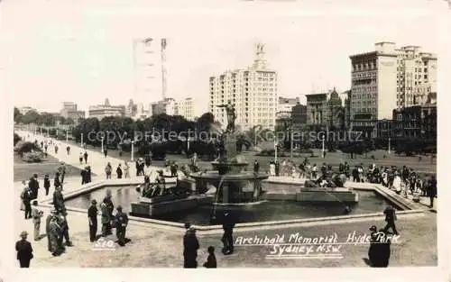 AK / Ansichtskarte SYDNEY  NSW Australia Archibald Memorial Hyde-Park
