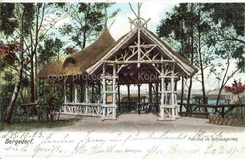 AK / Ansichtskarte Bergedorf  Hamburg Pavillon im Schlossgarten