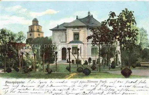 AK / Ansichtskarte NEUMueNSTER  Schleswig-Holstein Simons-Park