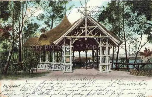 AK / Ansichtskarte Bergedorf  Hamburg Pavillon im Schlossgarten