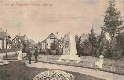 AK / Ansichtskarte Altenhof Essen Aus der Kruppschen Kolonie Denkmal